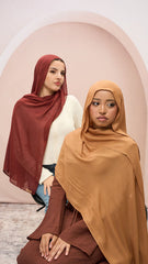 Bordeaux & Warm Caramel