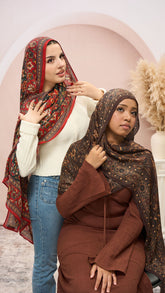 Crimson & Chocolate Tapestry