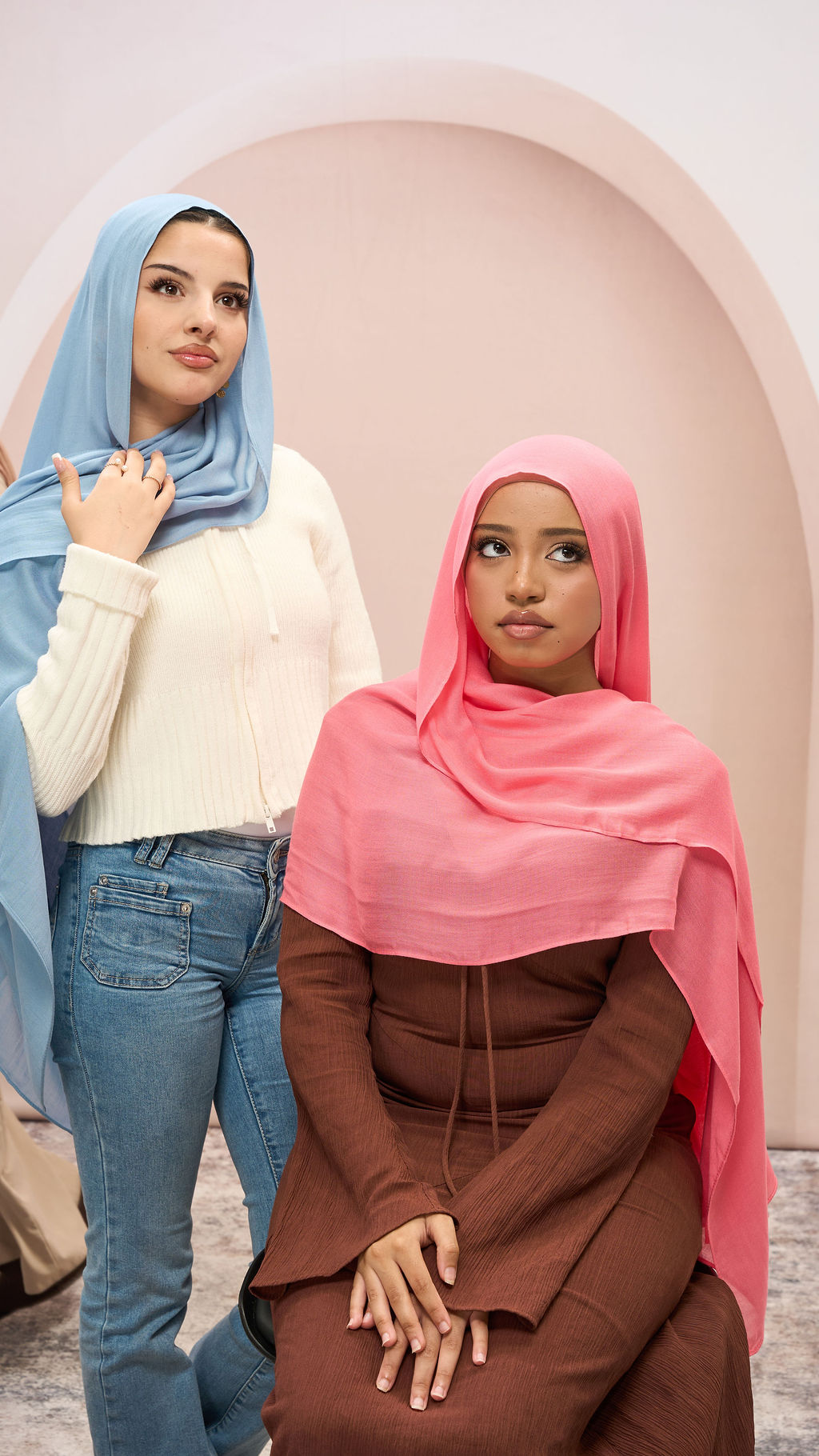 Petal Pink & Serene Blue