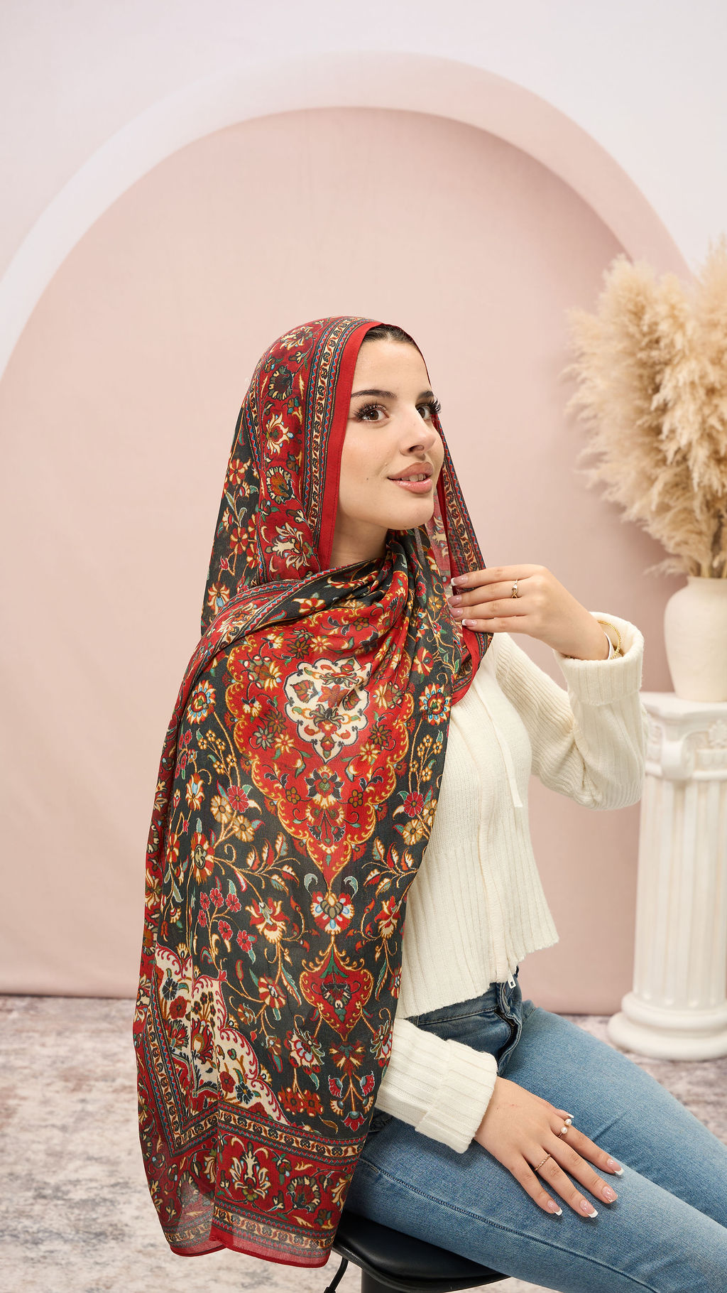 Crimson & Chocolate Tapestry