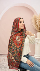 Crimson & Chocolate Tapestry