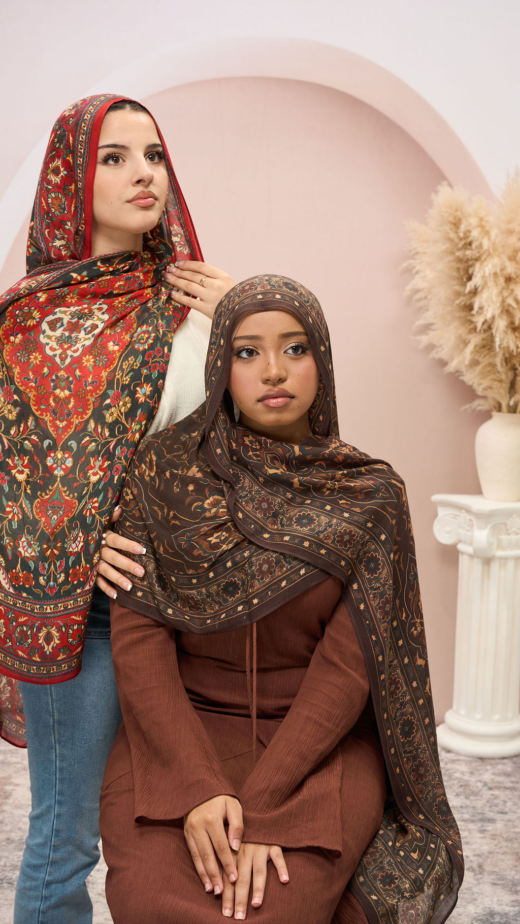 Crimson & Chocolate Tapestry