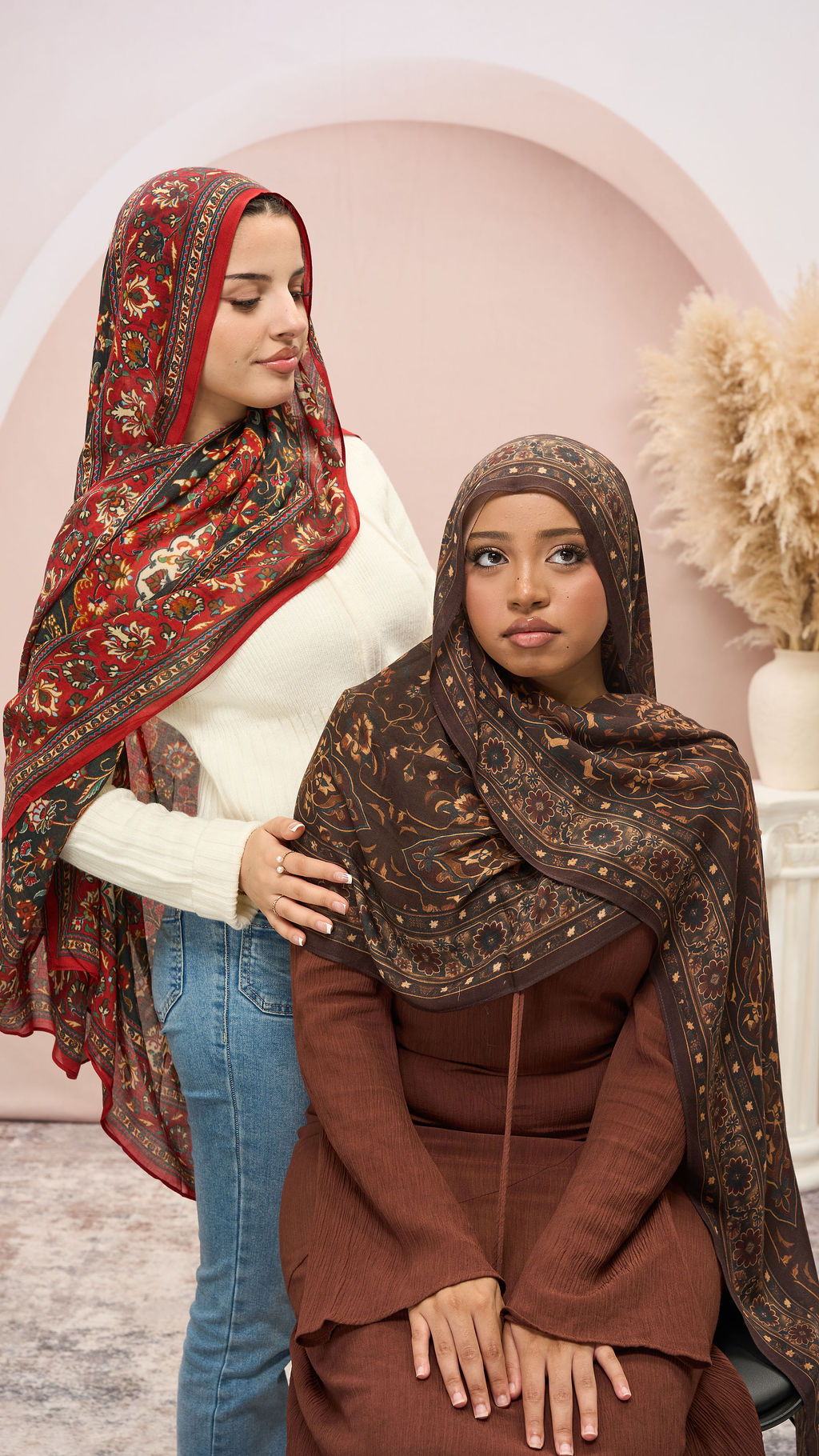 Crimson & Chocolate Tapestry