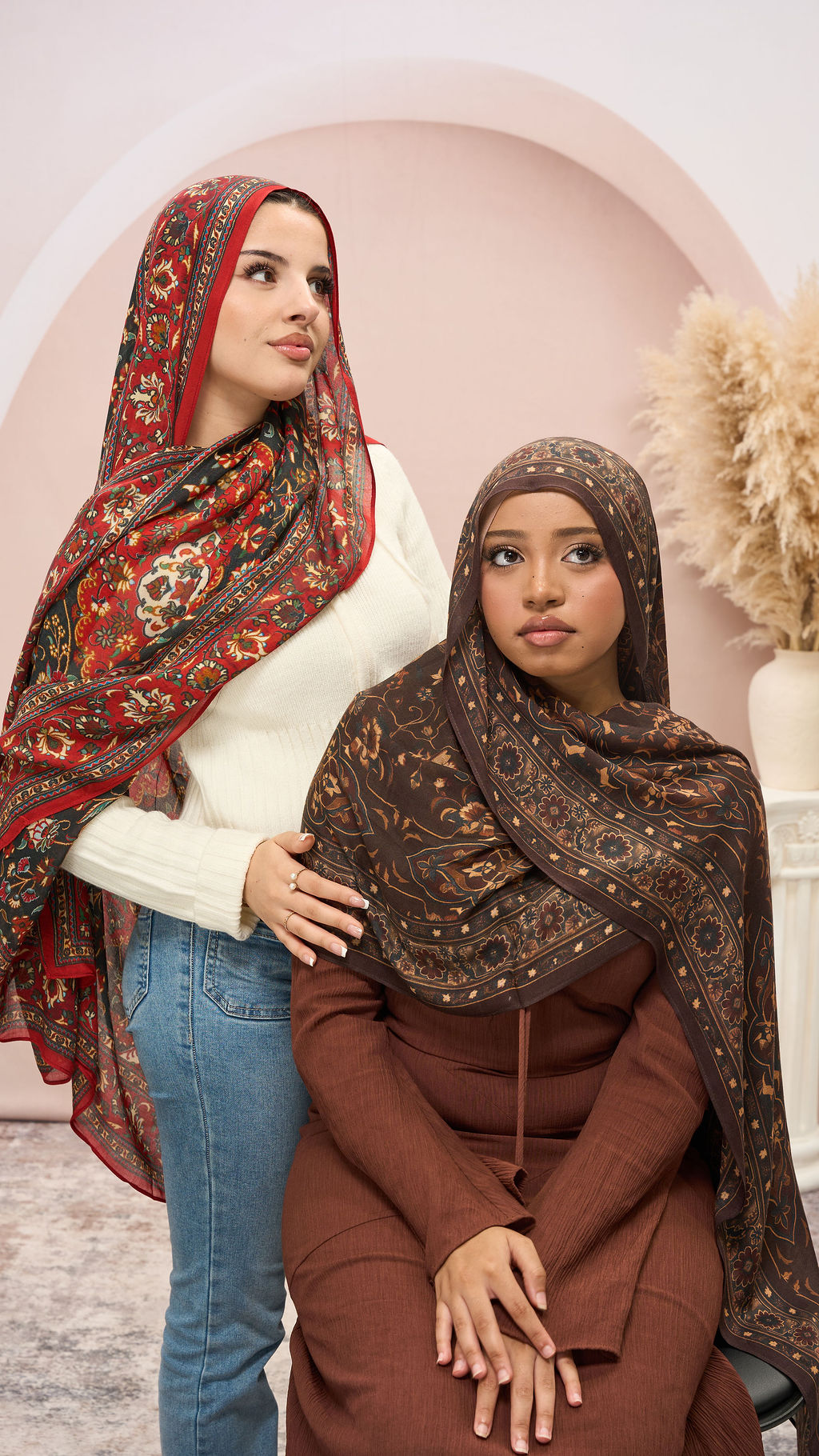 Crimson & Chocolate Tapestry