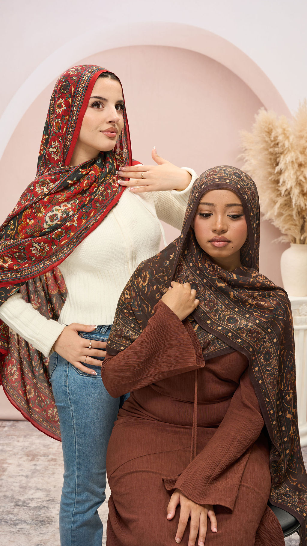 Crimson & Chocolate Tapestry