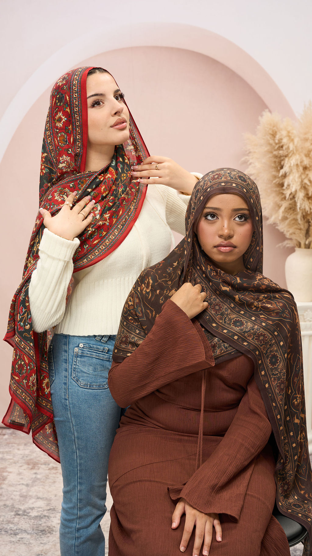 Crimson & Chocolate Tapestry