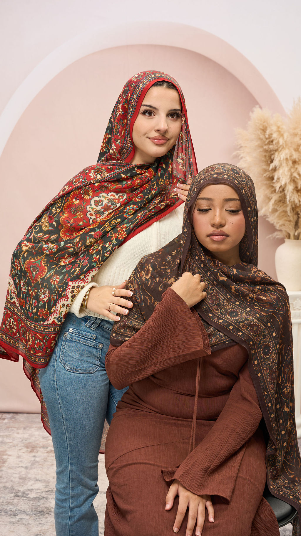 Crimson & Chocolate Tapestry