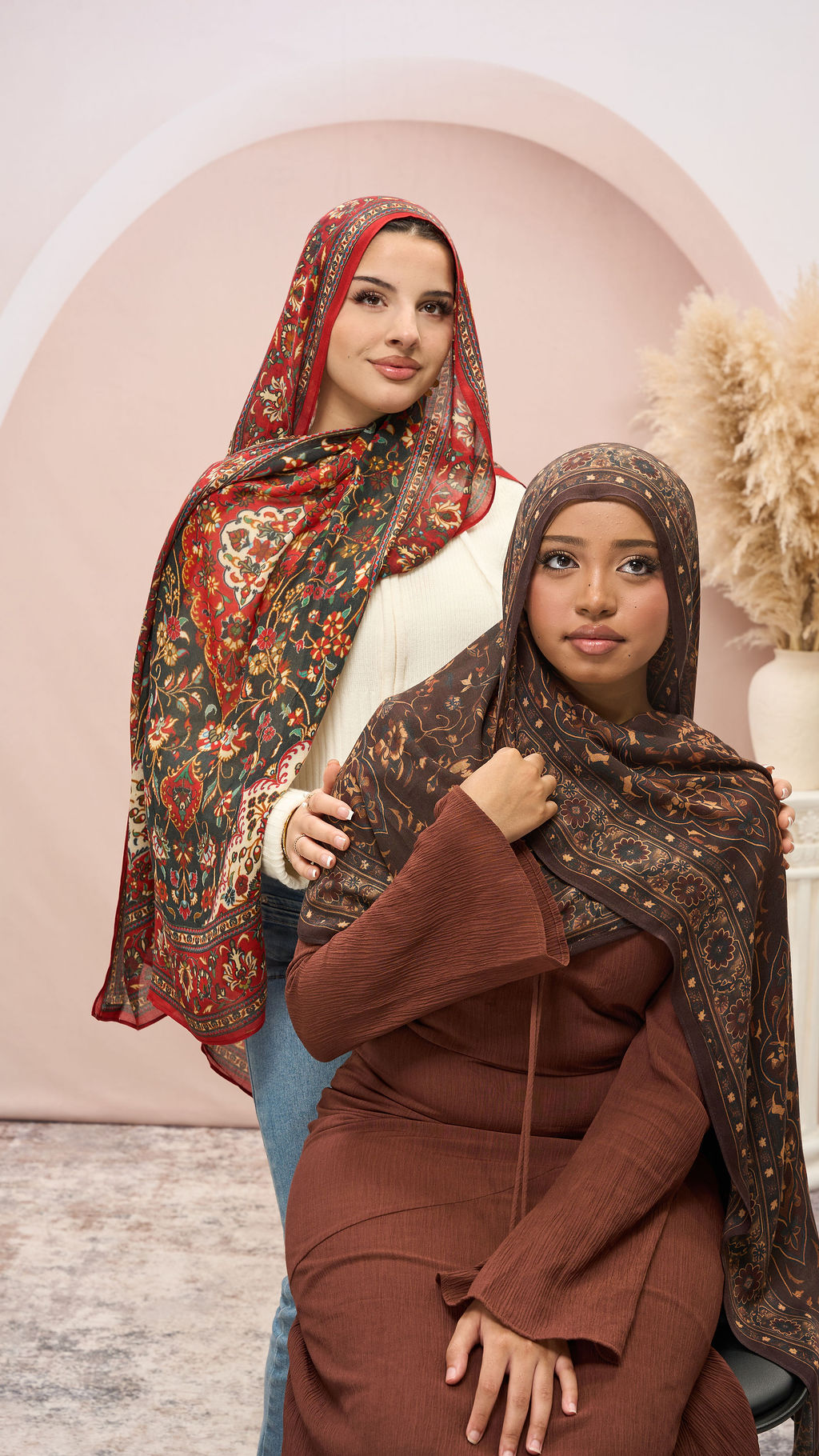 Crimson & Chocolate Tapestry
